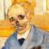 James Ensor - schelet la șevaletul gol, detaliu